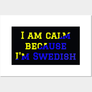 Swedish Joke Statement about Swedish People Posters and Art